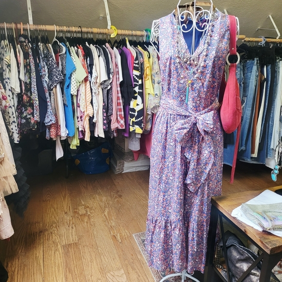 New J. Crew Liberty Of London Kayoko Dress with Bow Detail - Picture 1 of 5